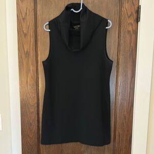 Yansi Fugel Black Sleeveless Cowl Neck Tunic - Women's 10
